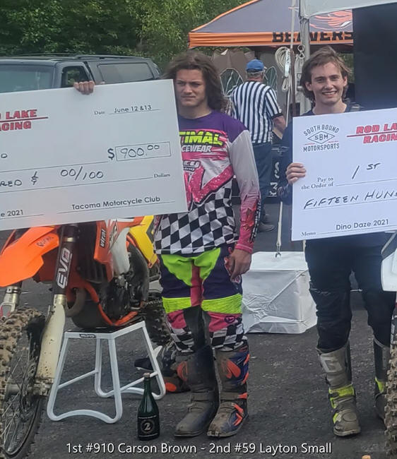 36th Annual Dinosaur Daze Weekend 2021 - Race Results