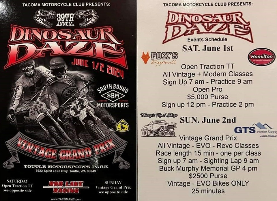 39th Annual DINOSAUR DAZE 2024